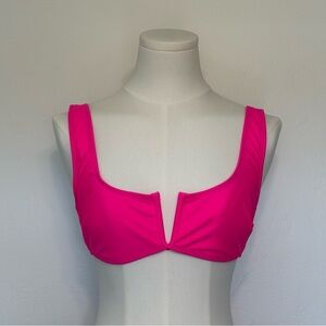 💜 No Boundaries Hot Pink Women's Swimsuit Top Size M (7-9)